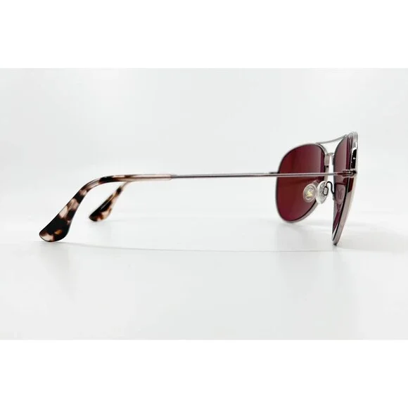 Maui Jim Mavericks Sunglasses Silver MJ264-16R 61-14-137 Mens Tortoise 7972
